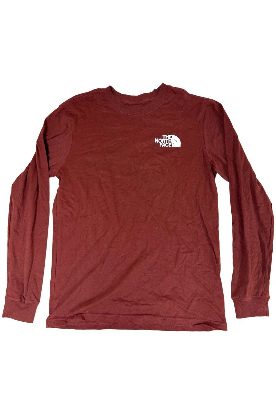 The North Face Men's Box NSE Long-Sleeve Shirt Brick House Red